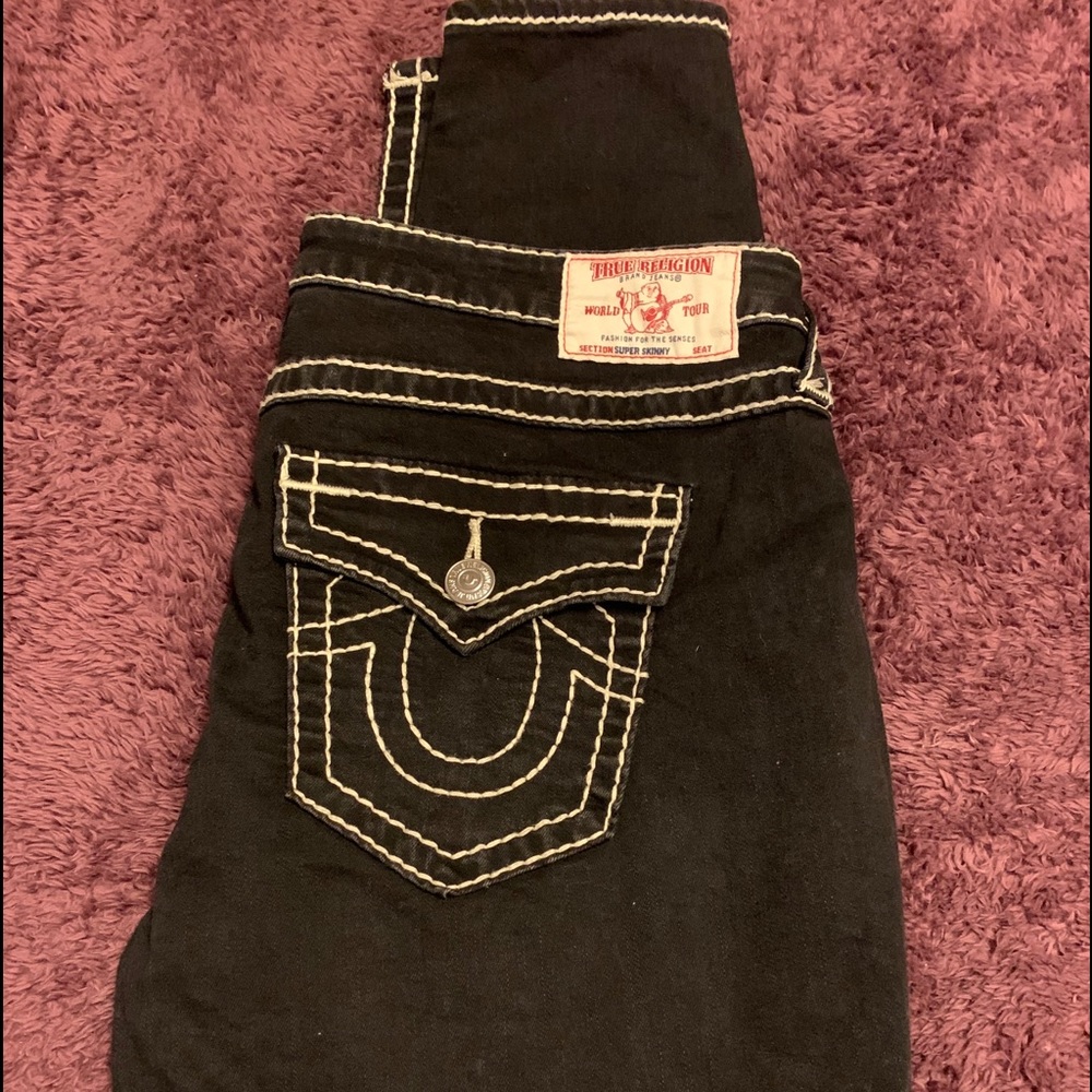 Black True Religion Jeans